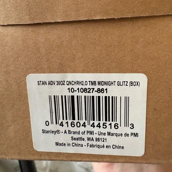 Stanley Midnight Glitz 30 oz. Quencher H2.0 FlowState Tumbler New in Box - Picture 6 of 6